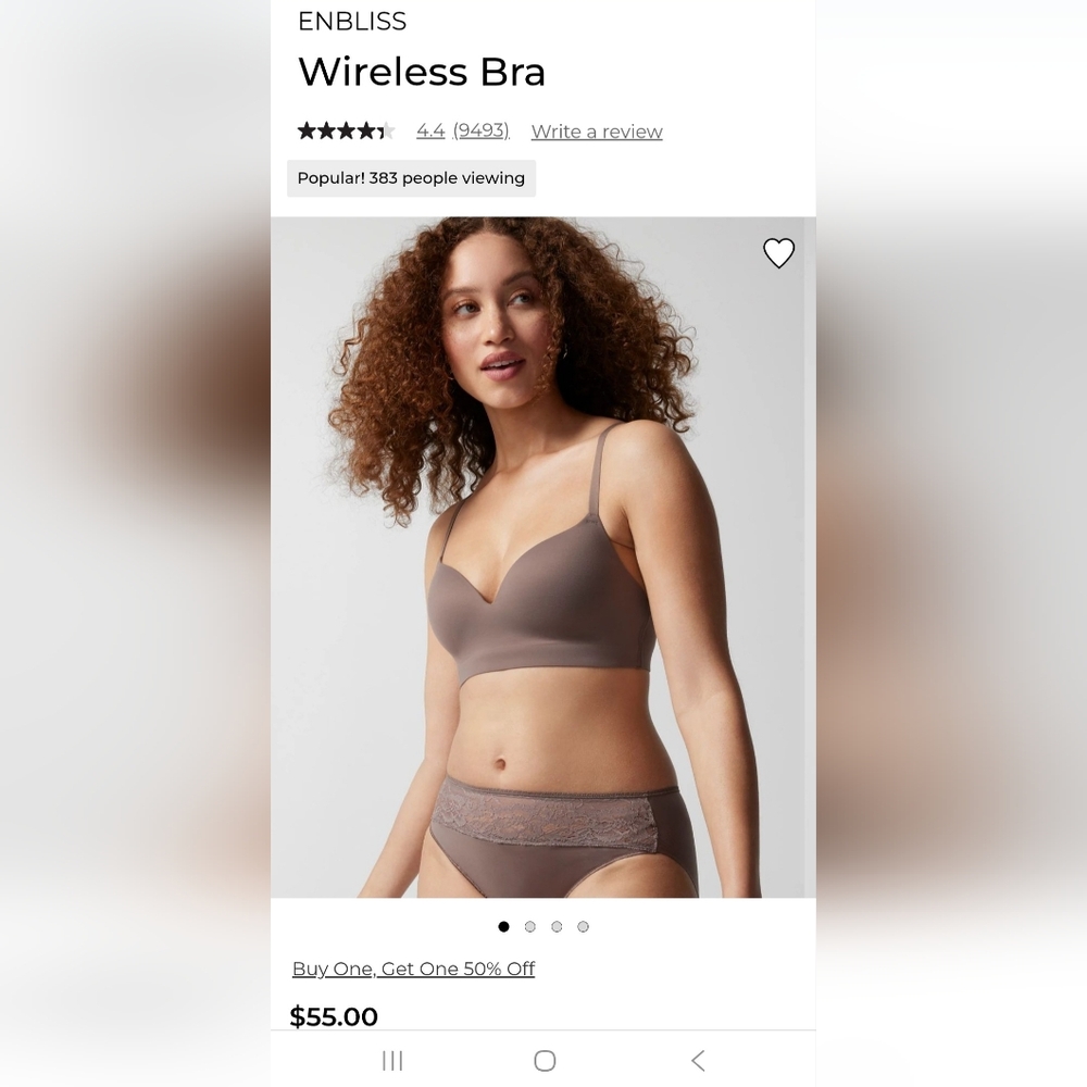 Soma Enbliss Wireless Bra